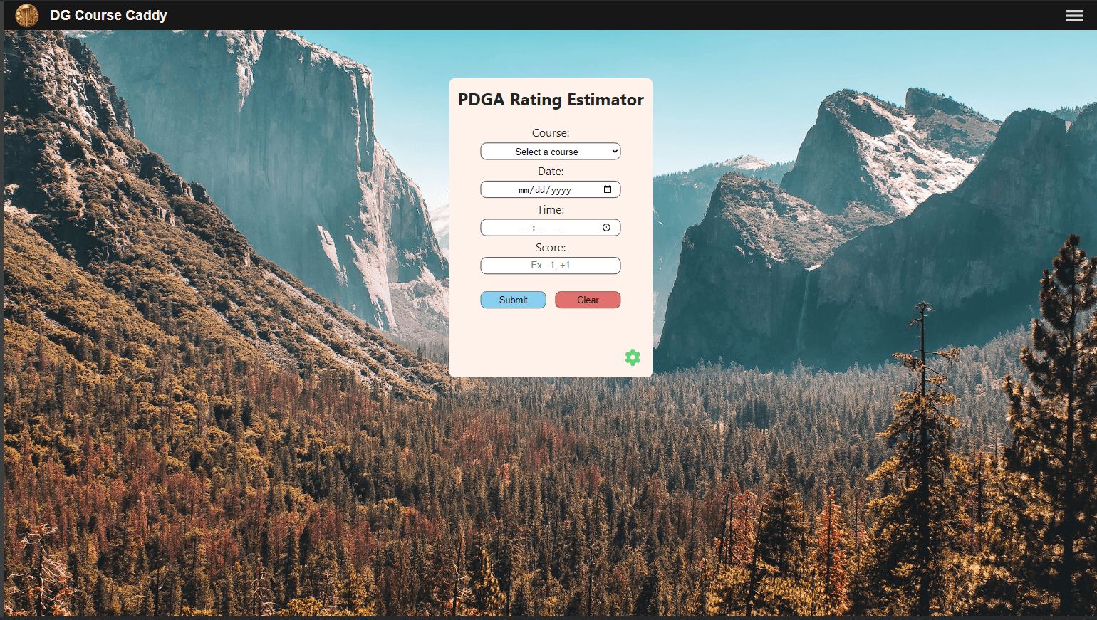 DG Course Caddy Screenshot 1